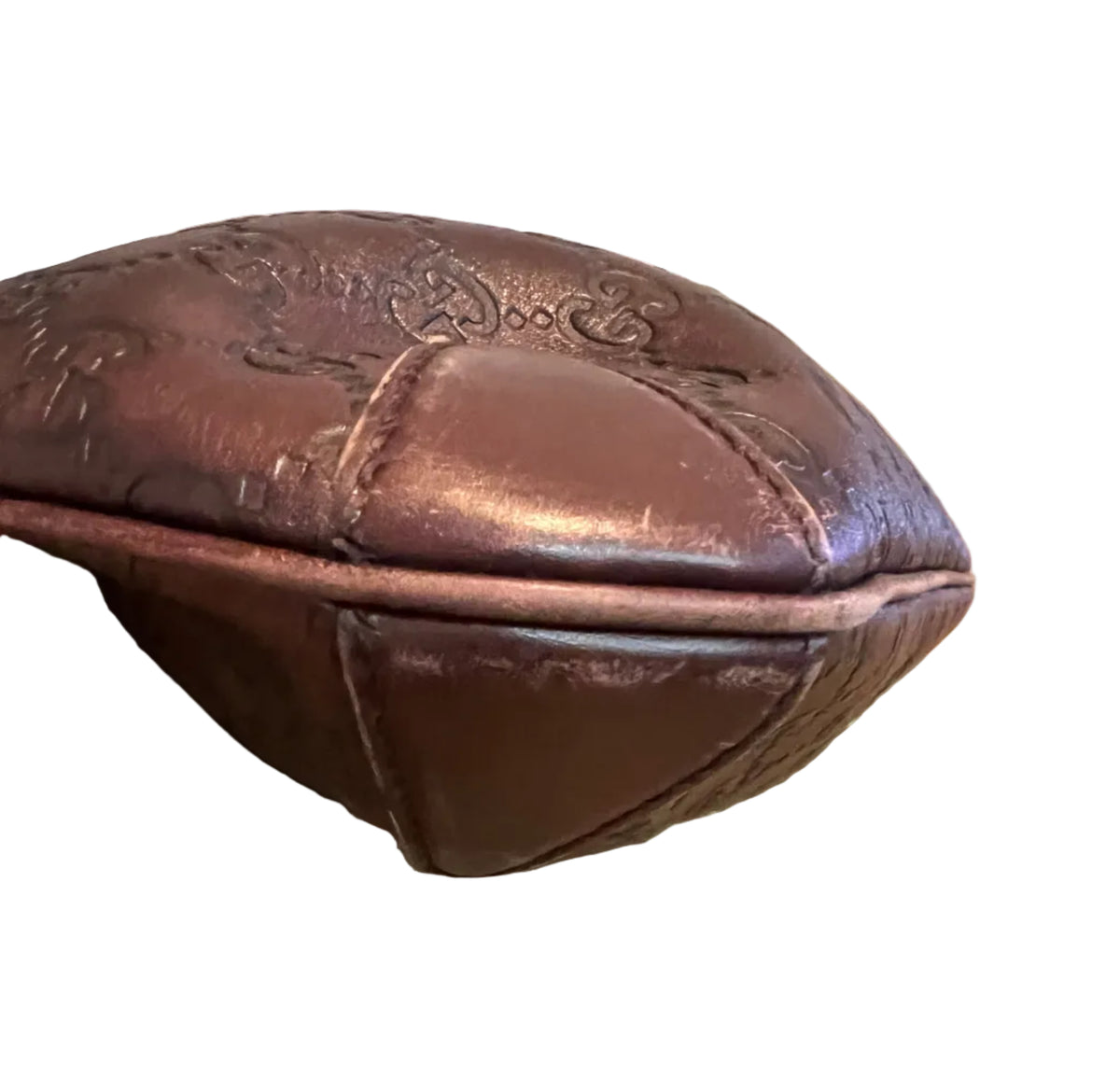 Gucci Guccissima Brown Leather Horsebit Creole Hobo