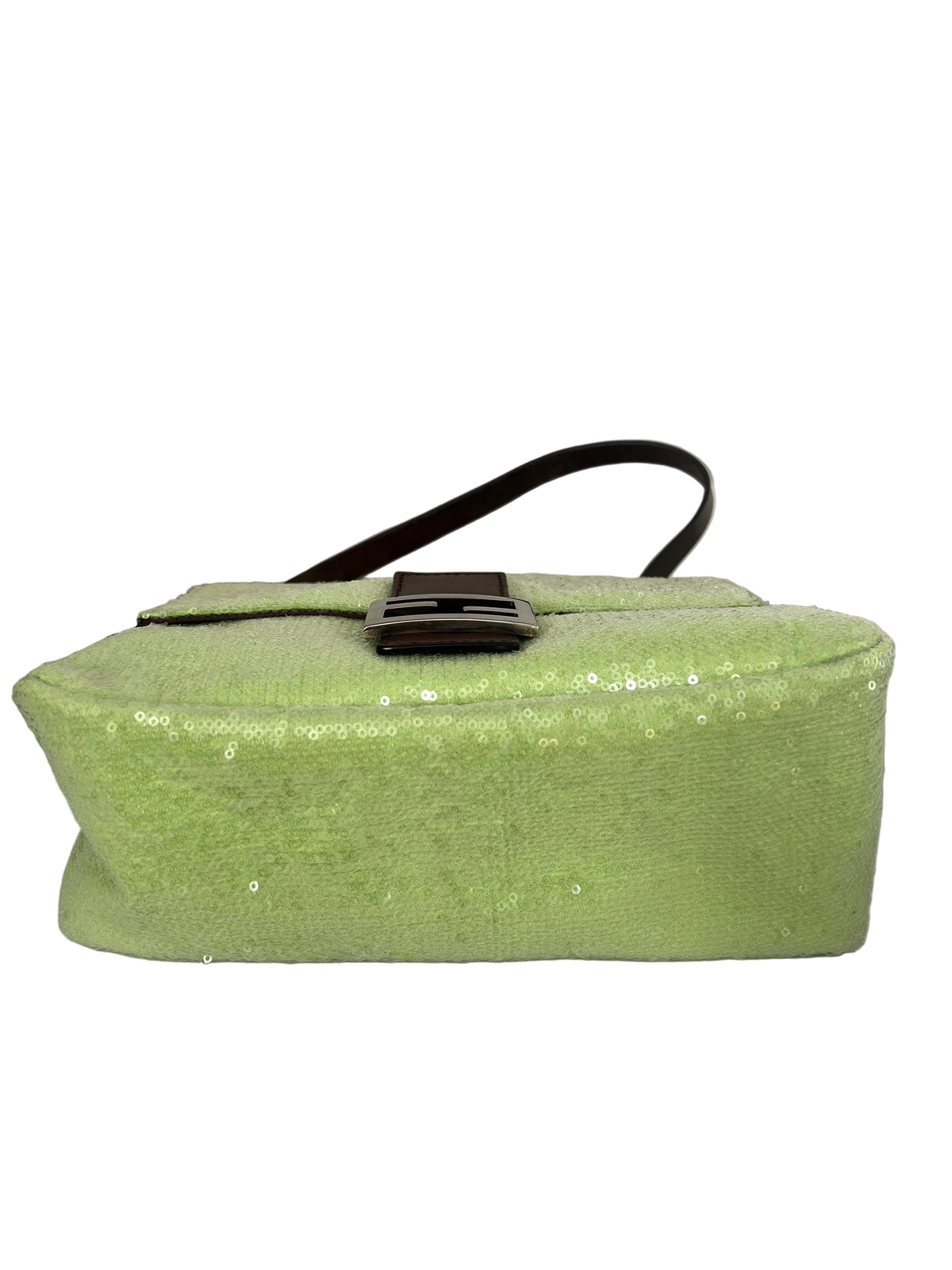 Fendi Lime Sequin Mamma Baguette