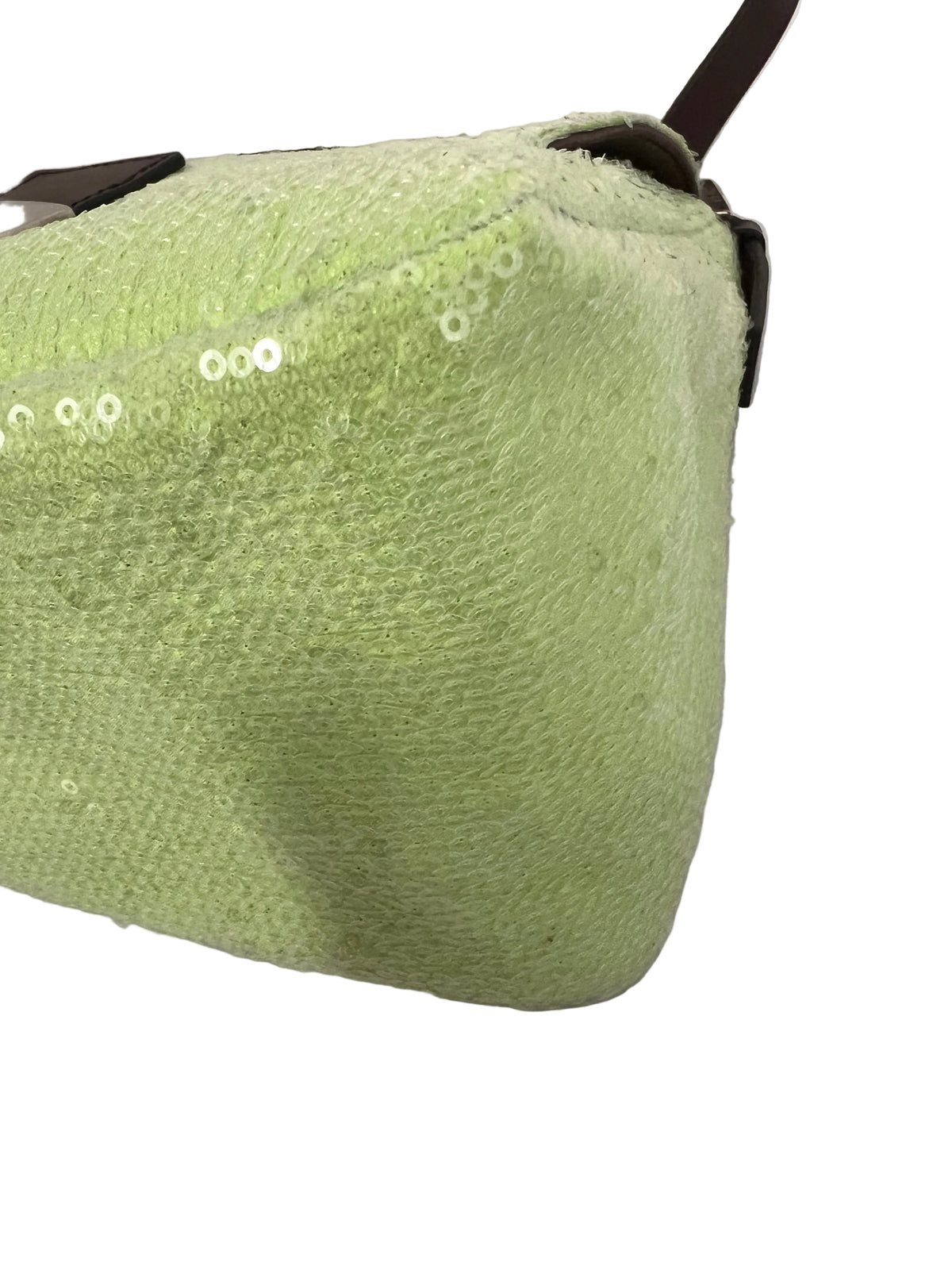 Fendi Lime Sequin Mamma Baguette