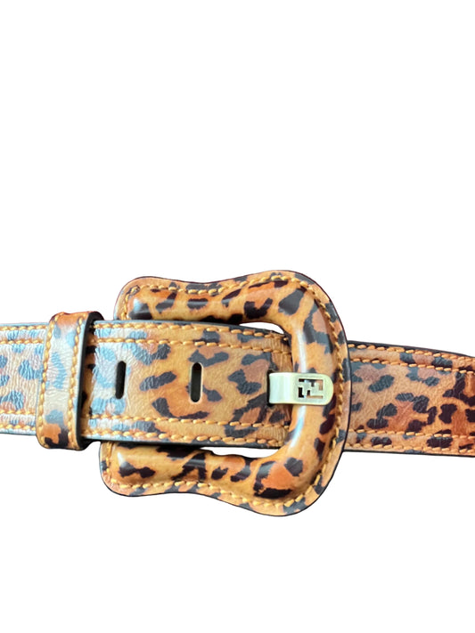 Fendi Vintage Leopard Belt