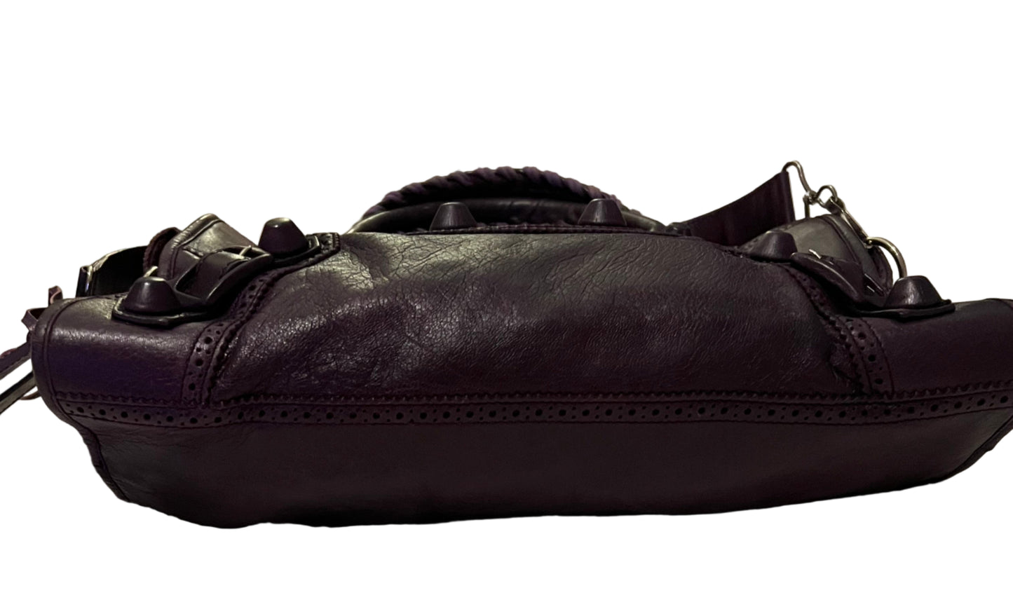 Balenciaga Dark Purple City Bag