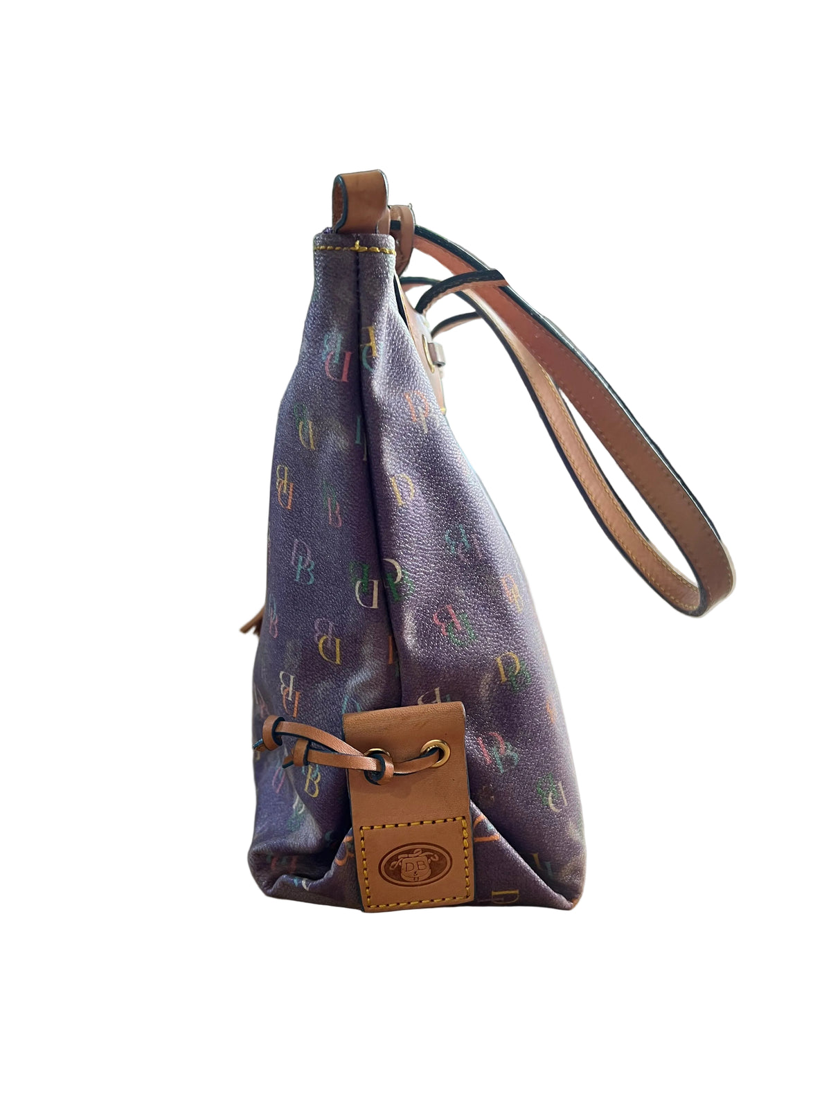 Dooney & Bourke Purple Multicolor Tote