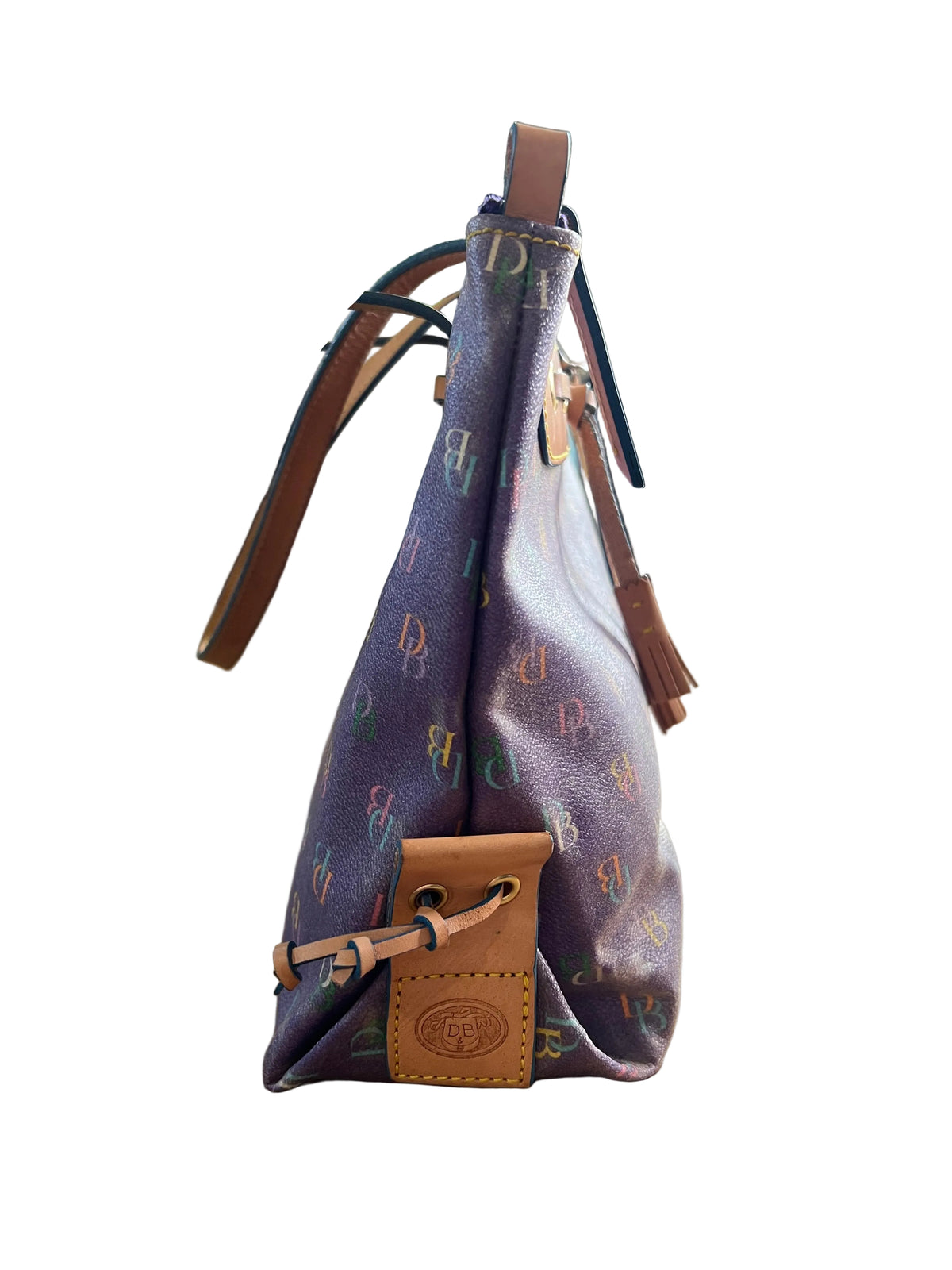 Dooney & Bourke Purple Multicolor Tote