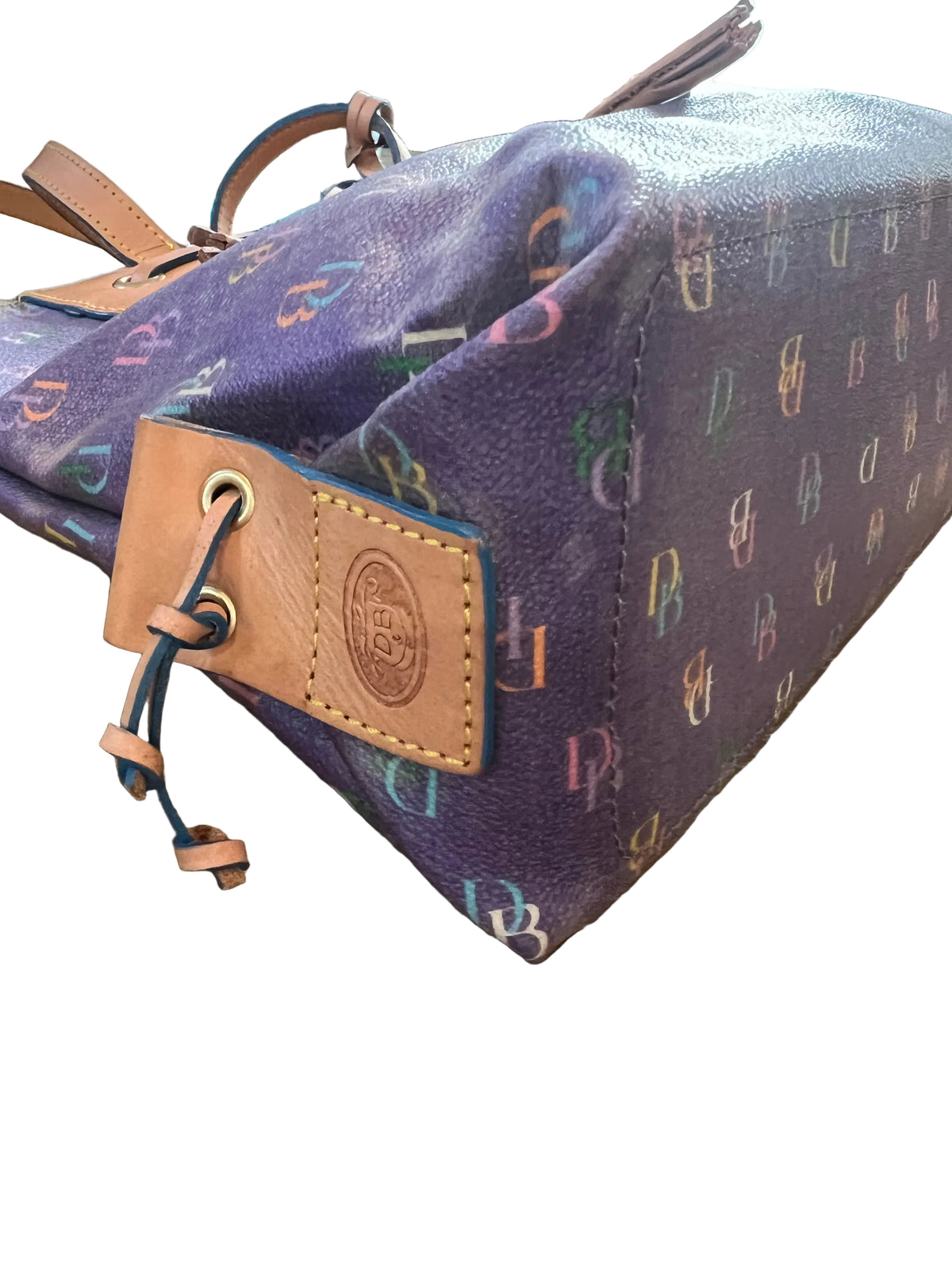 Dooney & Bourke Purple Multicolor Tote