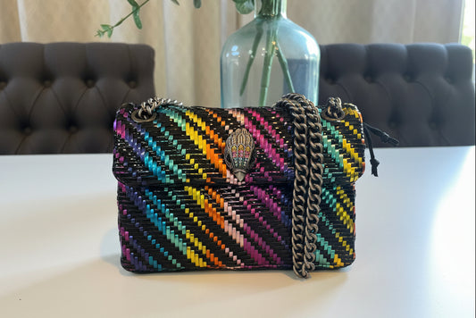 Kurt Geiger Rainbow Woven Leather Kensington