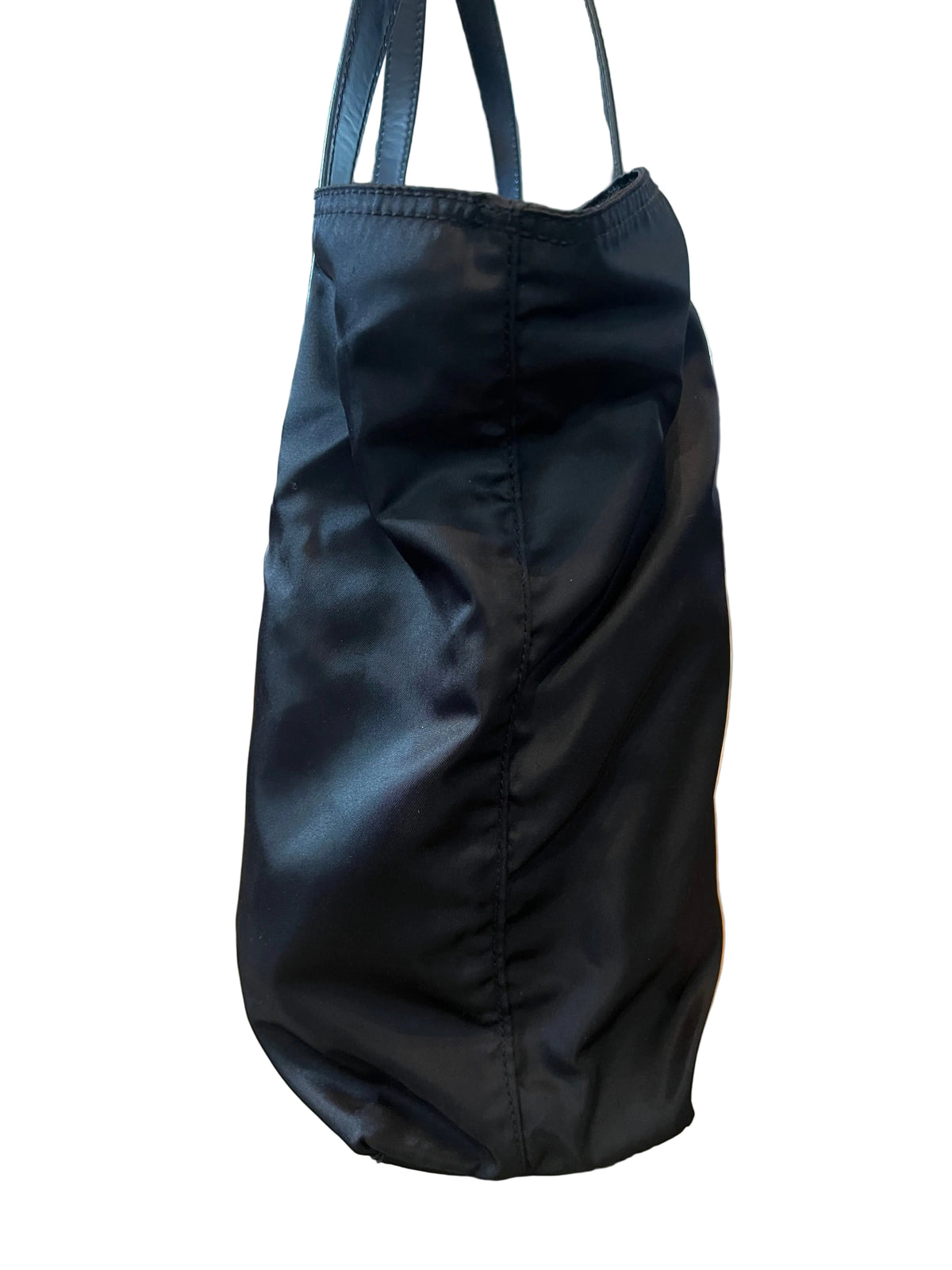Prada Black Nylon Zipper Tote Large