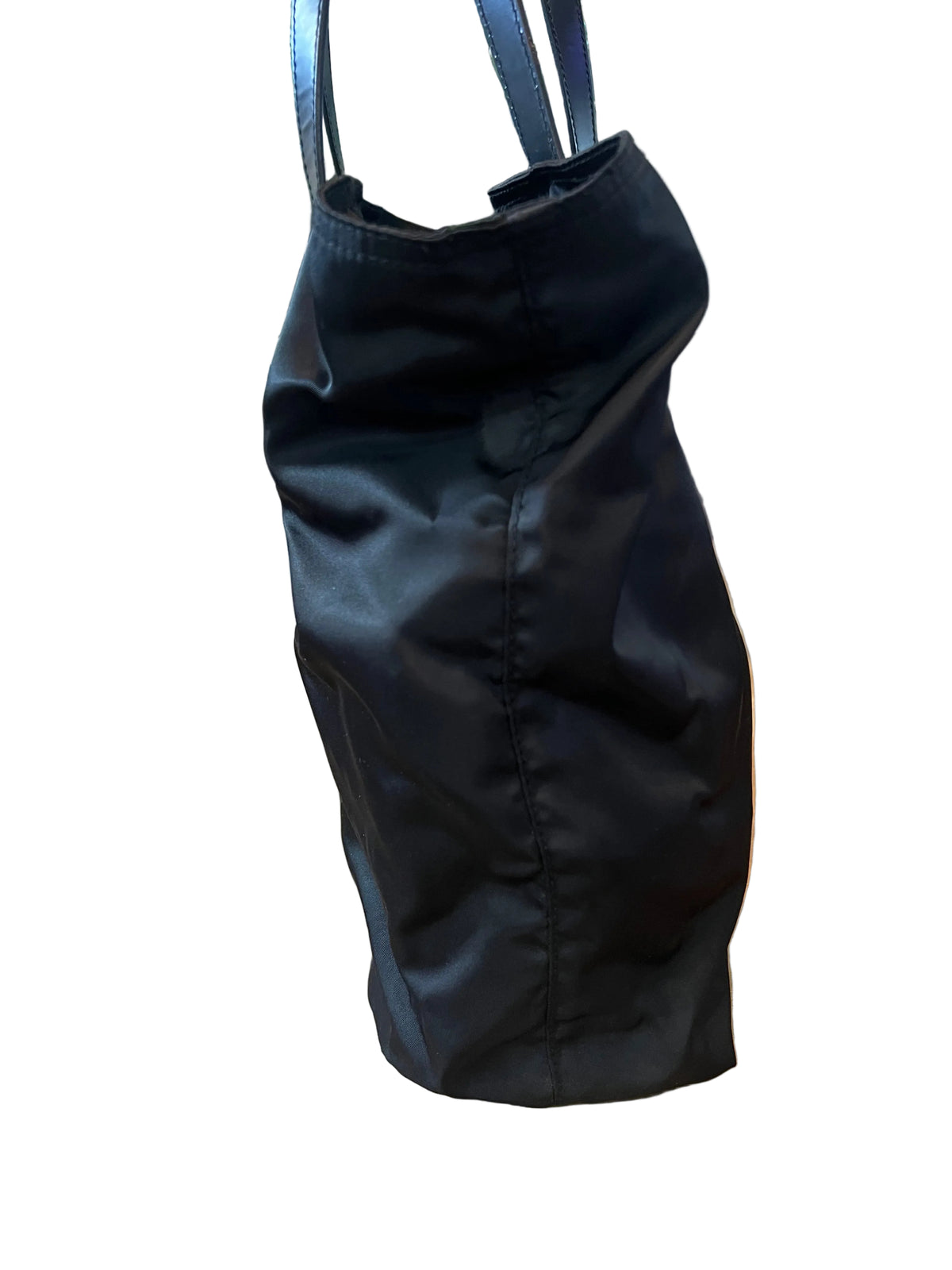 Prada Black Nylon Zipper Tote Large