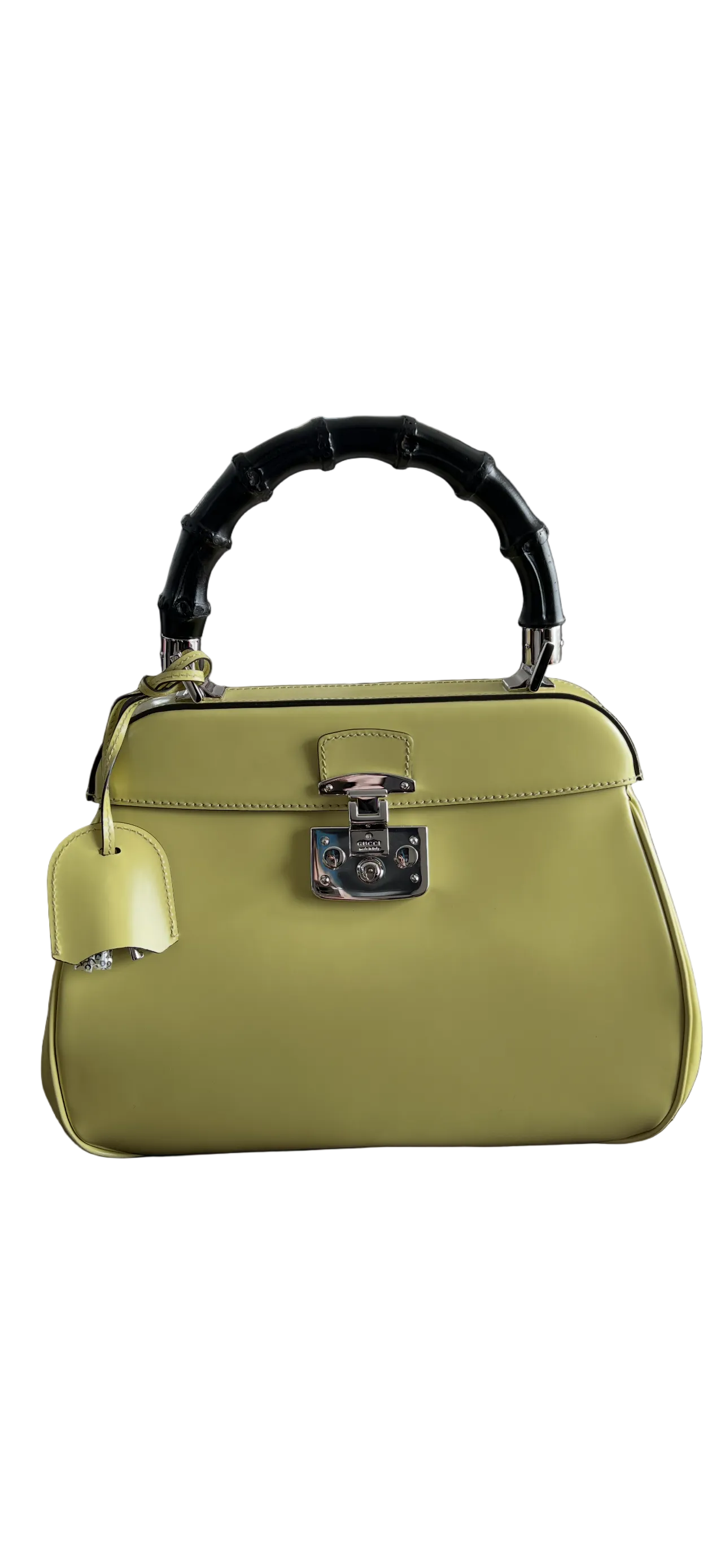 Gucci Yellow Lady Lock Bamboo