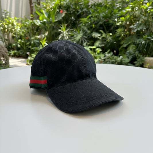Gucci Black GG Baseball Hat