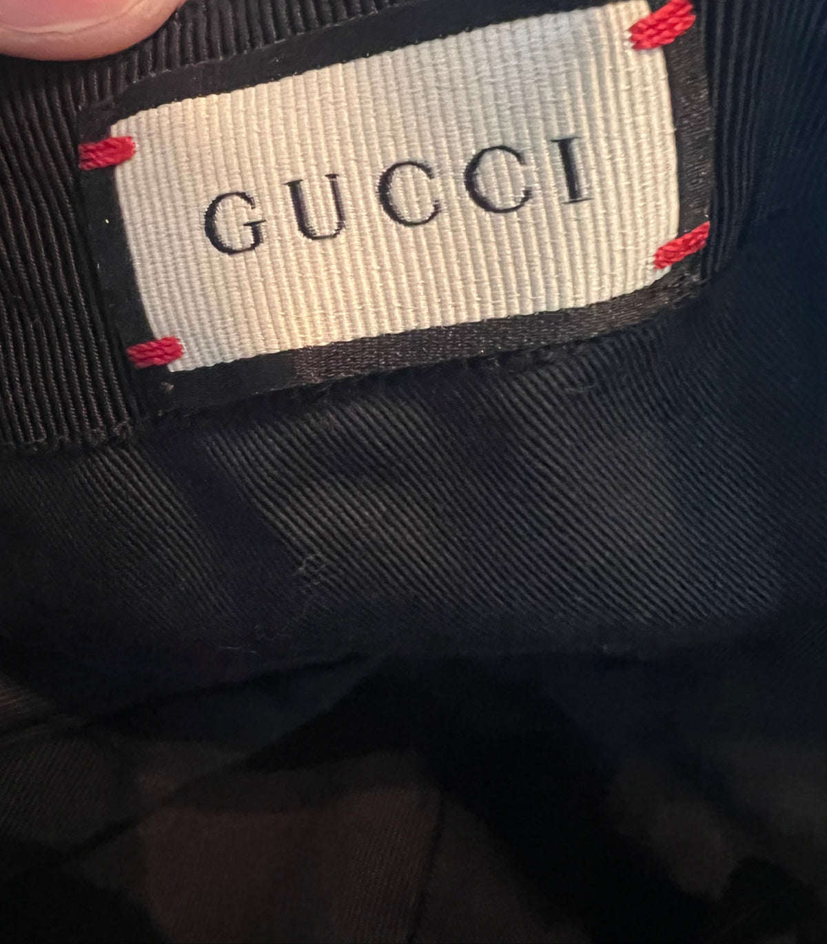 Gucci Black GG Baseball Hat