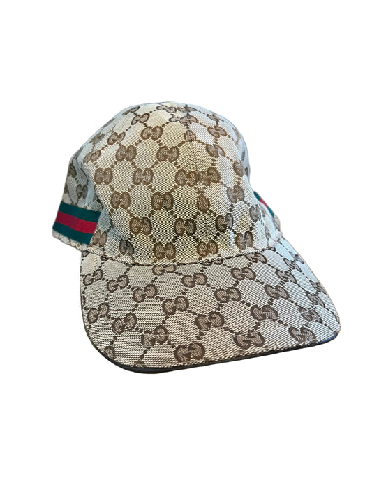 Gucci Beige GG Baseball Hat