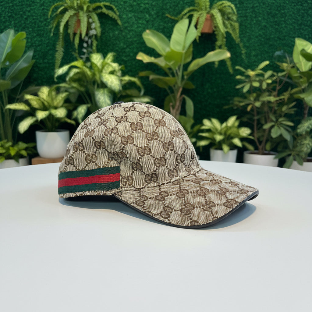 Gucci Beige GG Baseball Hat