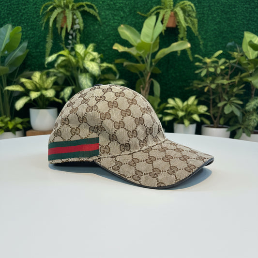 Gucci Beige GG Baseball Hat