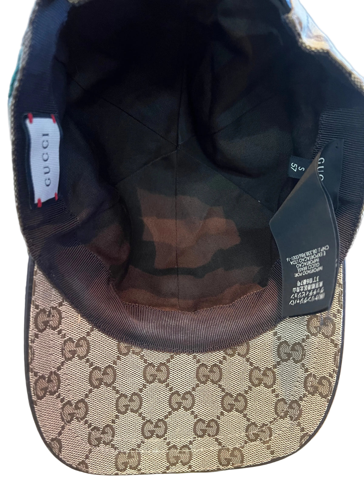 Gucci Beige GG Baseball Hat