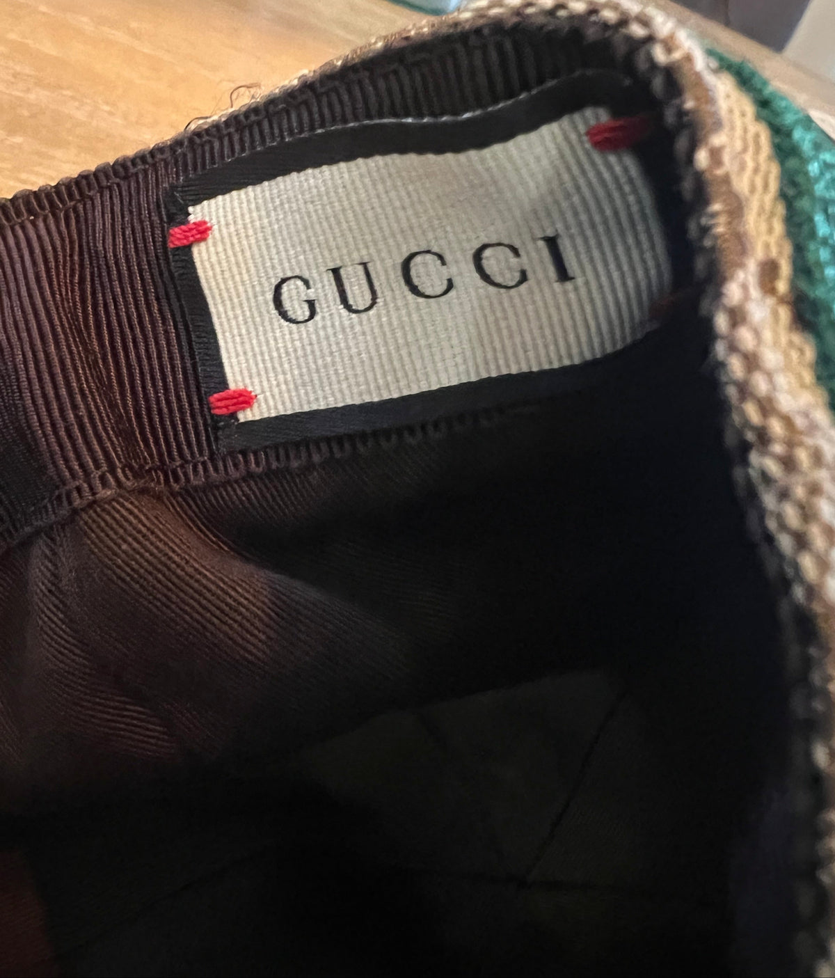 Gucci Beige GG Baseball Hat