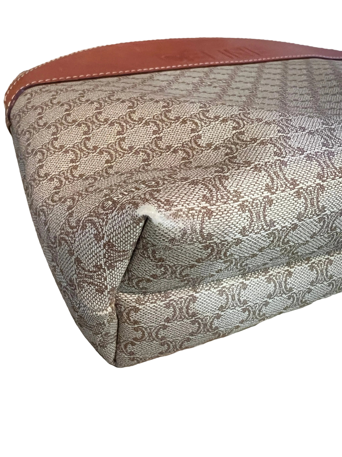 Celine Vintage Triomphe Large Cosmetic Pouch