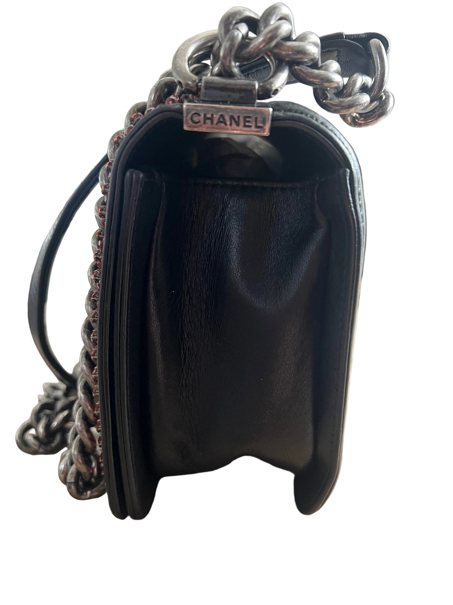 Chanel 2014 Limited Edition Medium Black Lambskin with Rhinestones