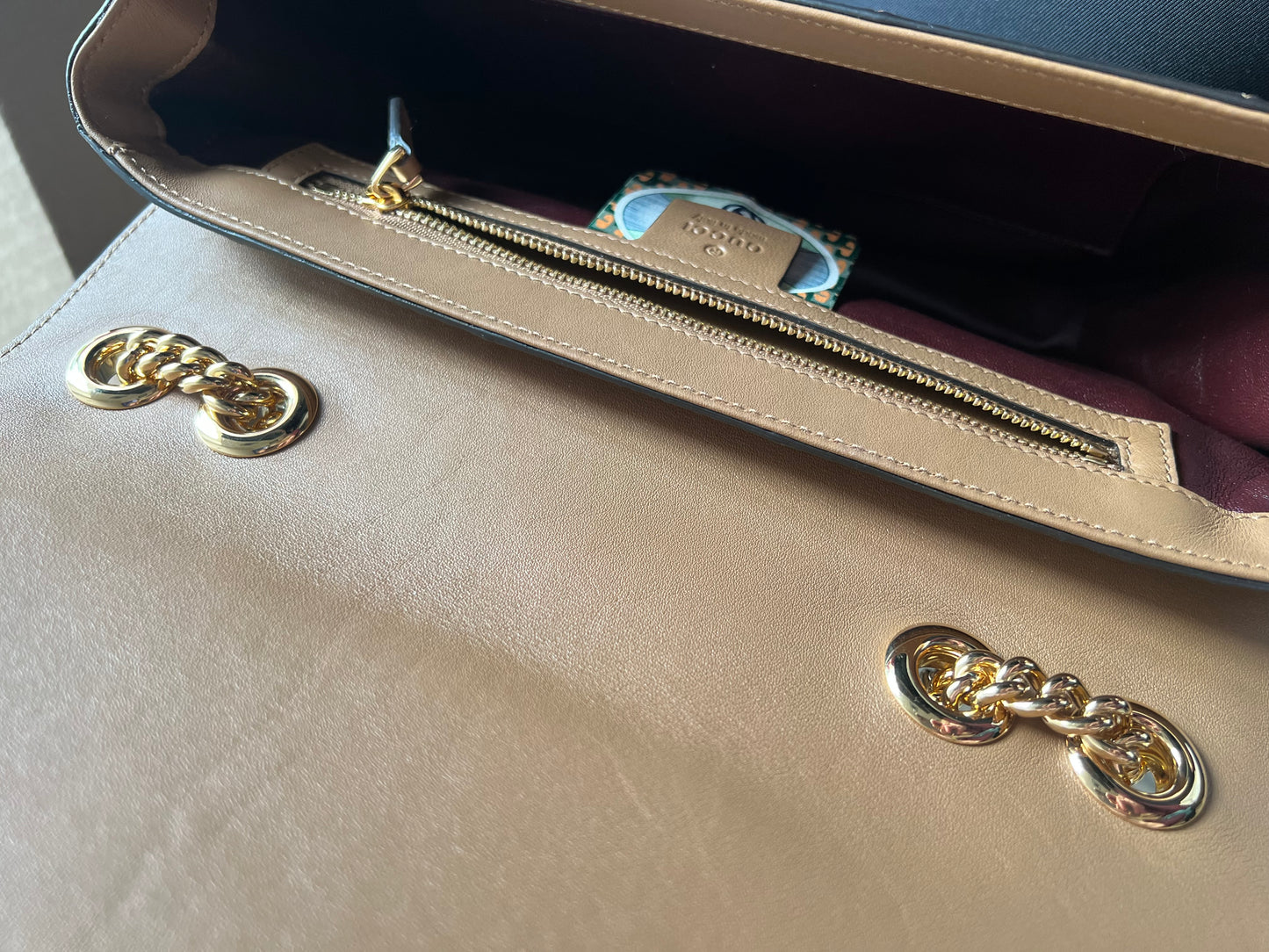 Gucci Snakeskin Rajah Medium Shoulder Bag