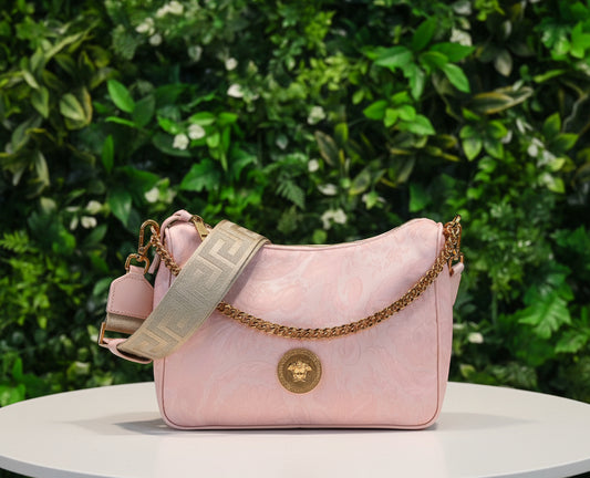 Versace Pink Nylon Crossbody