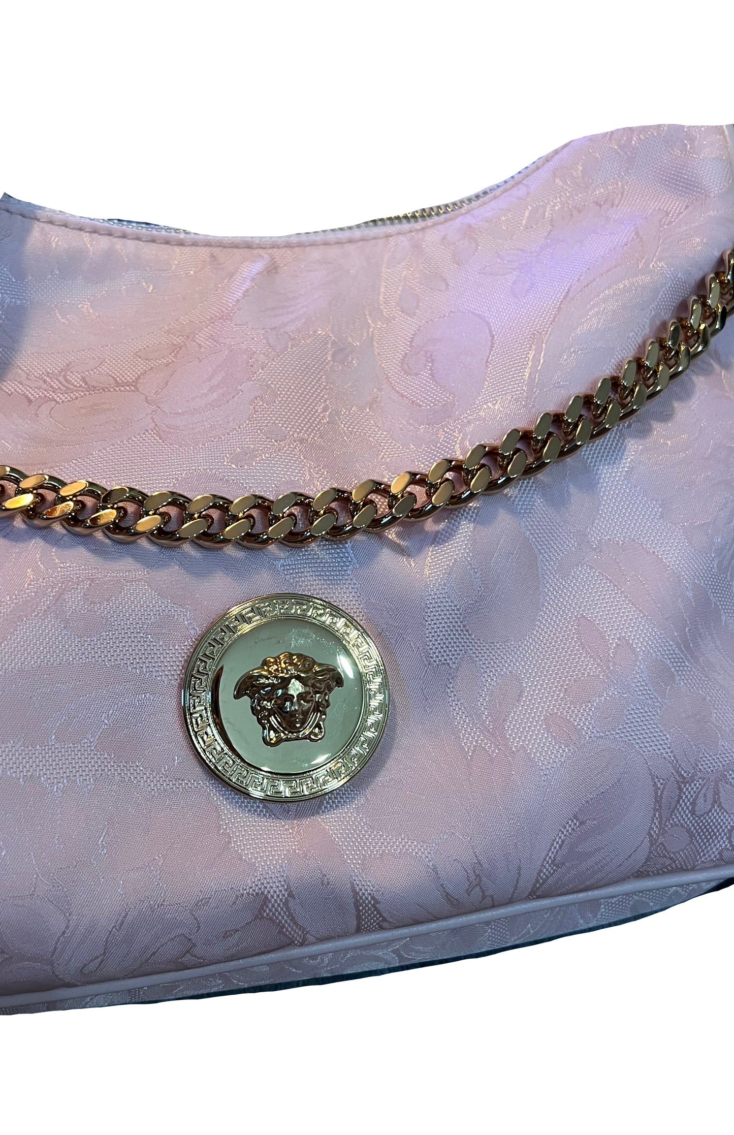 Versace Pink Nylon Crossbody