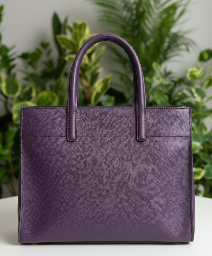 Prada Soft Saffiano Leather Triple Compartment Tote