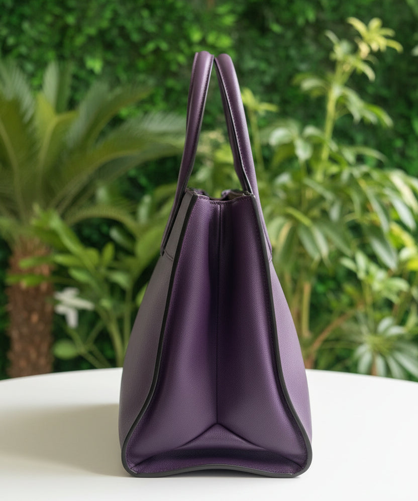 Prada Soft Saffiano Leather Triple Compartment Tote