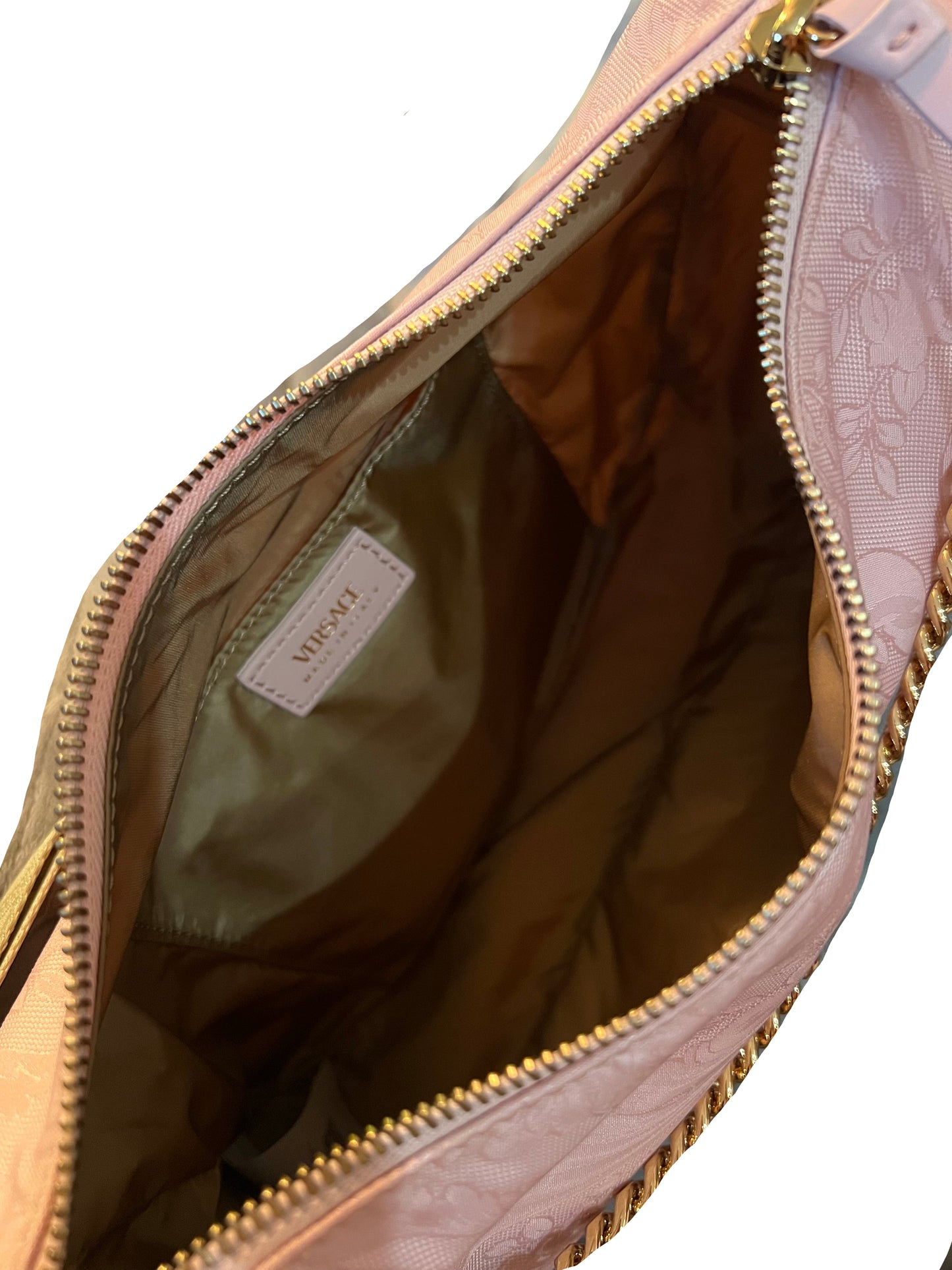 Versace Pink Nylon Crossbody