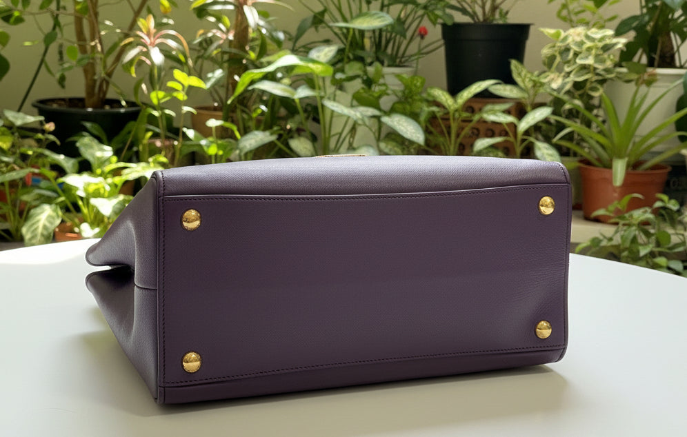 Prada Soft Saffiano Leather Triple Compartment Tote