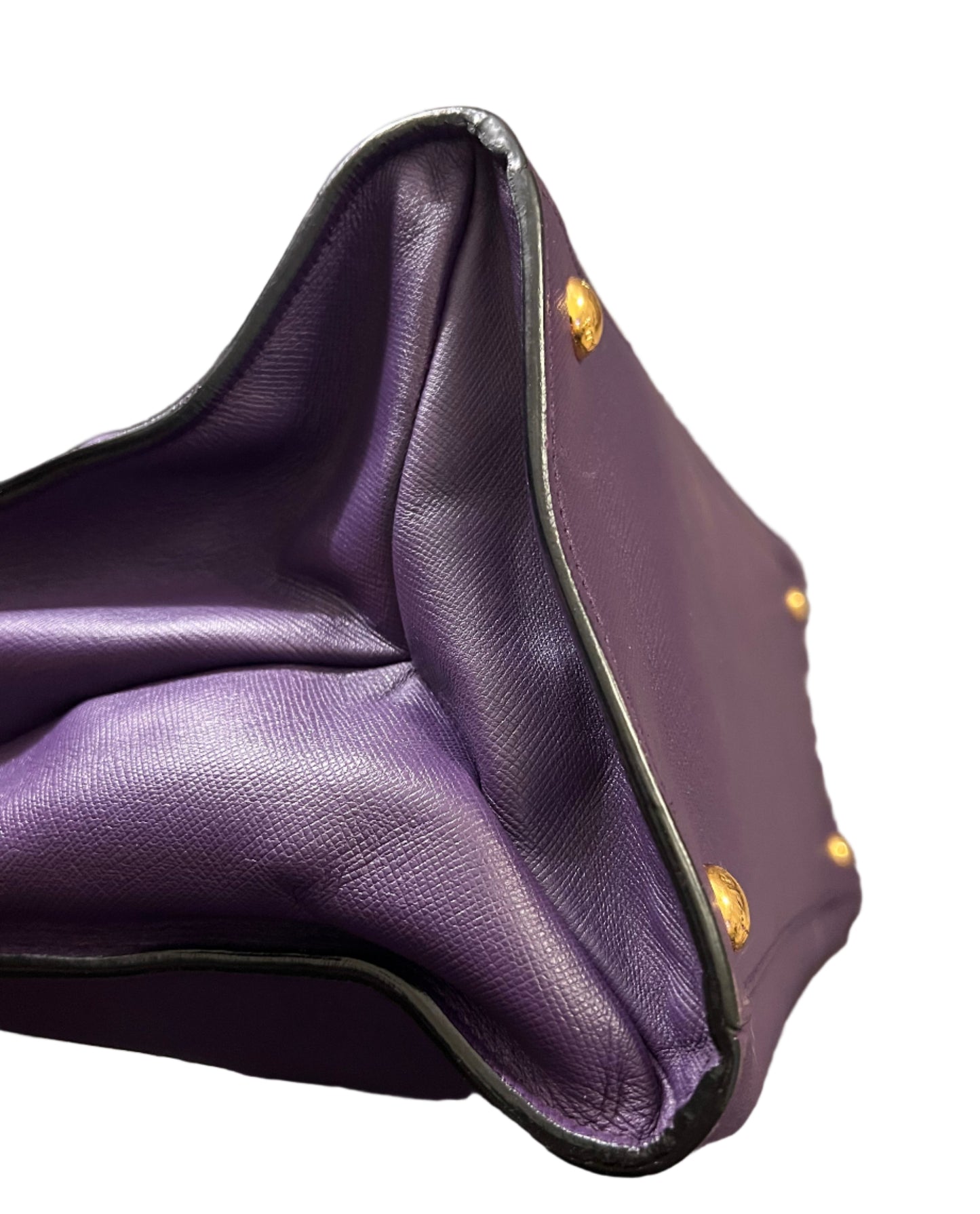 Prada Soft Saffiano Leather Triple Compartment Tote