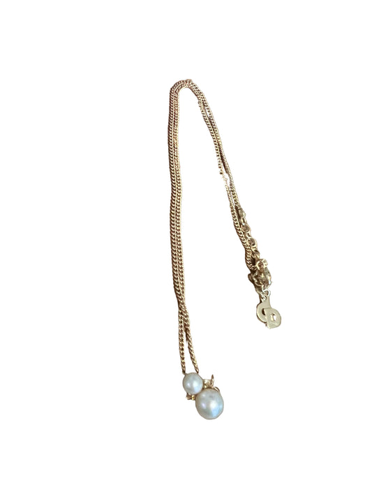 Dior Pearl Pendant Necklace