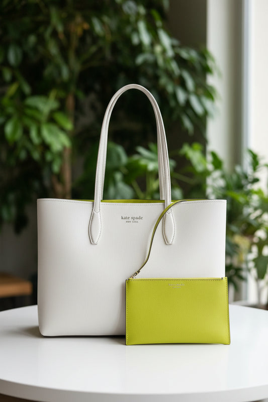 Kate Spade Leather Tote w/ Pochette