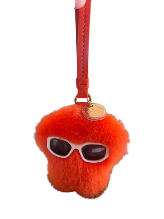 Versace Medusa Shearling Bag Charm