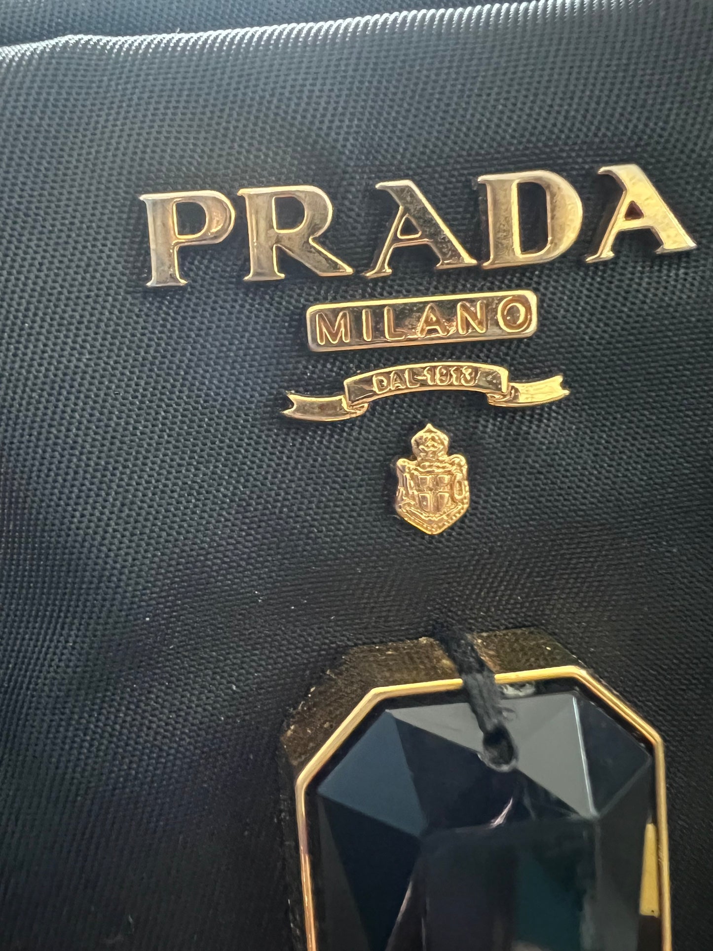 Prada Nylon Jeweled Pietre Crossbody