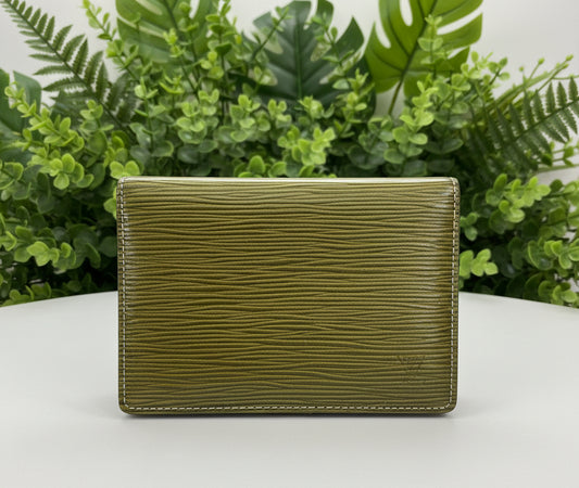 Louis Vuitton Olive Epi Agenda