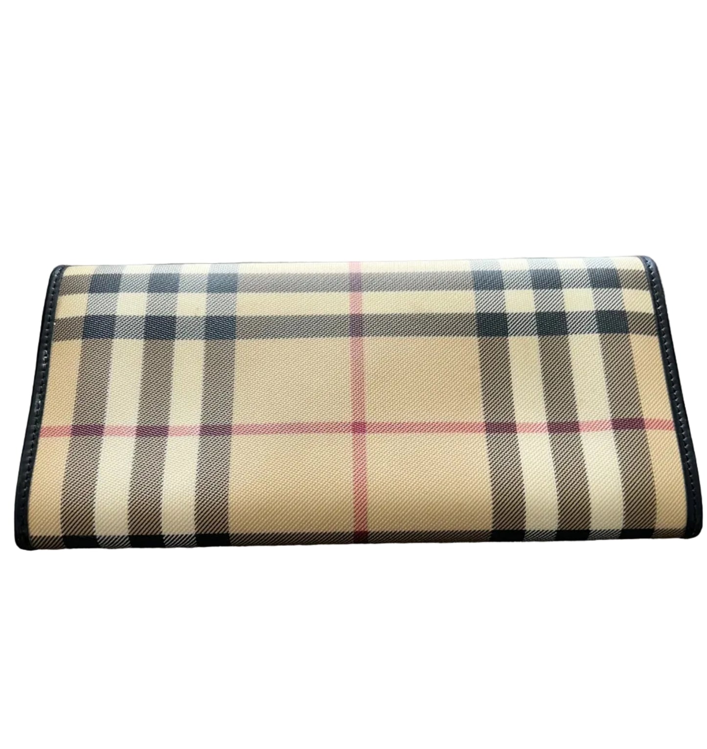 Burberry Nova Check Coated Canvas Wallet