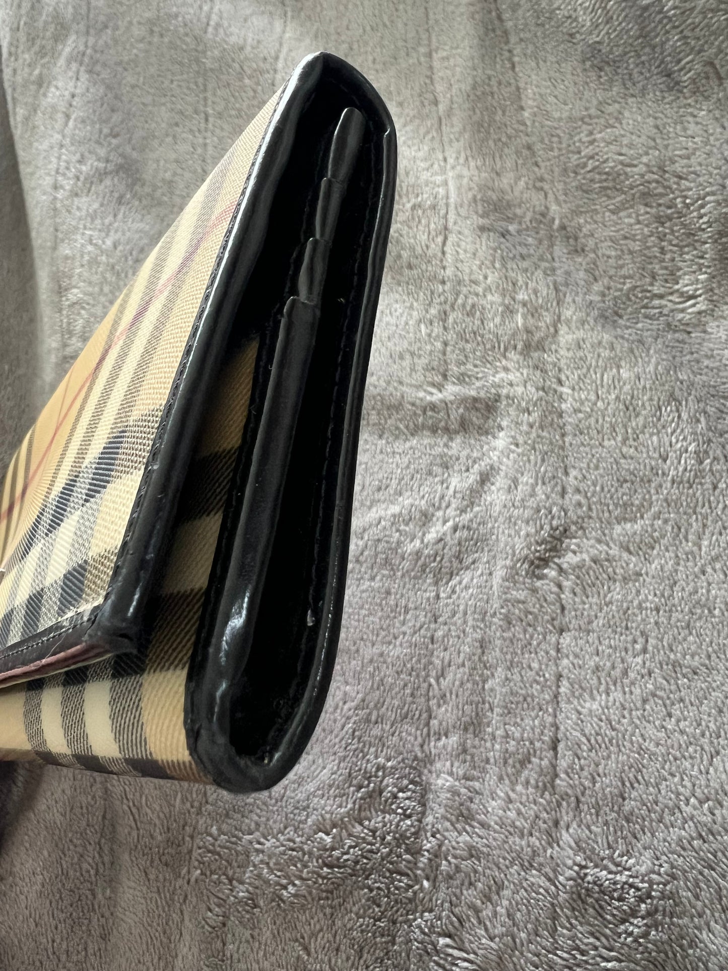Burberry Nova Check Coated Canvas Wallet