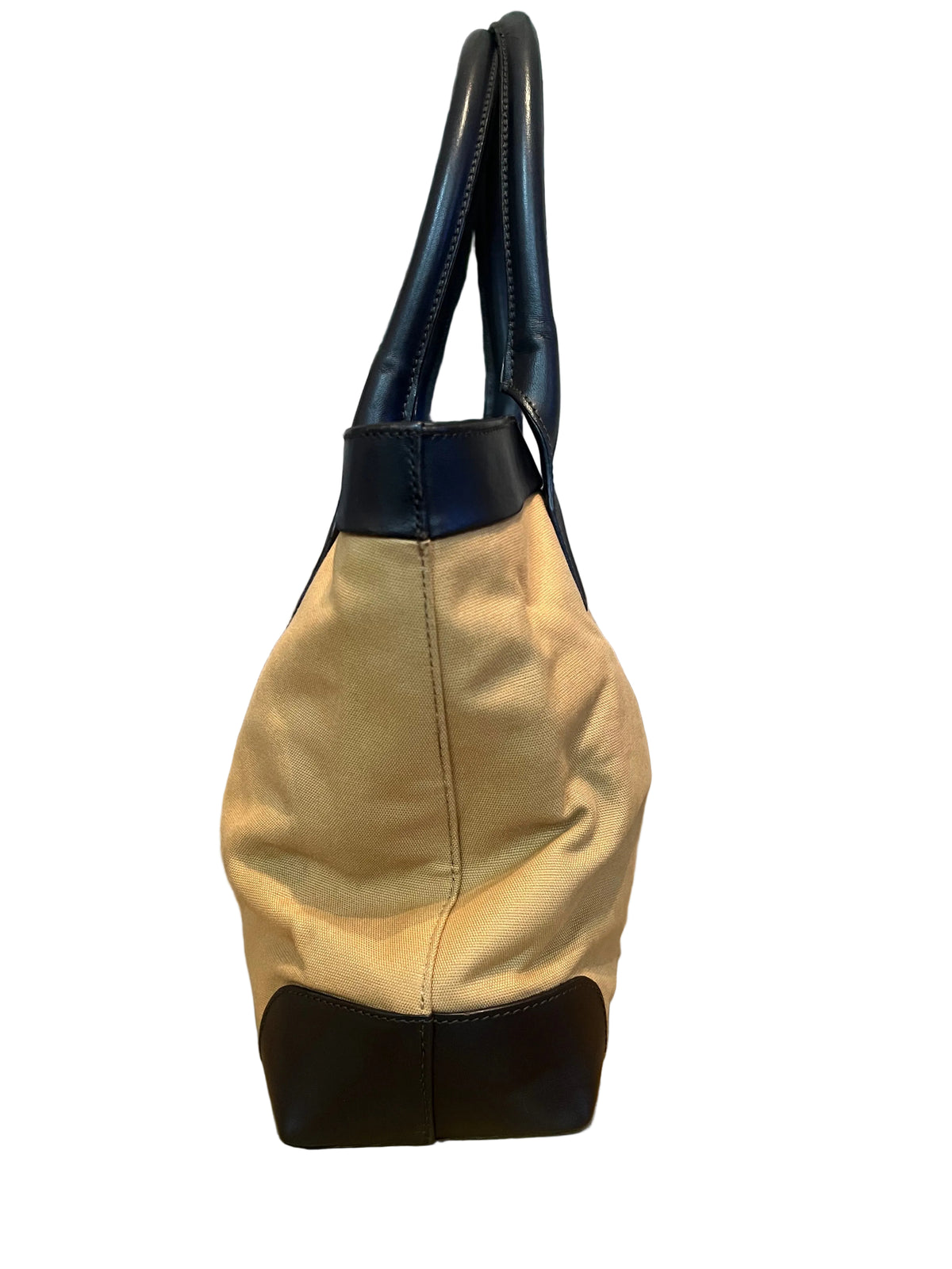 Gucci Canvas & Leather Vintage Web Tote