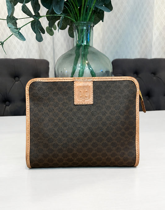 Celine Vintage Macadam Tolietry Pouch