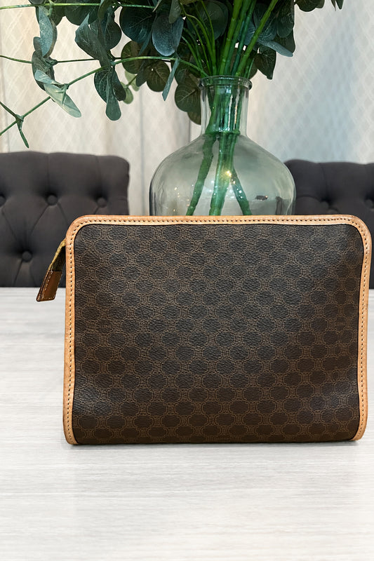 Celine Vintage Macadam Tolietry Pouch