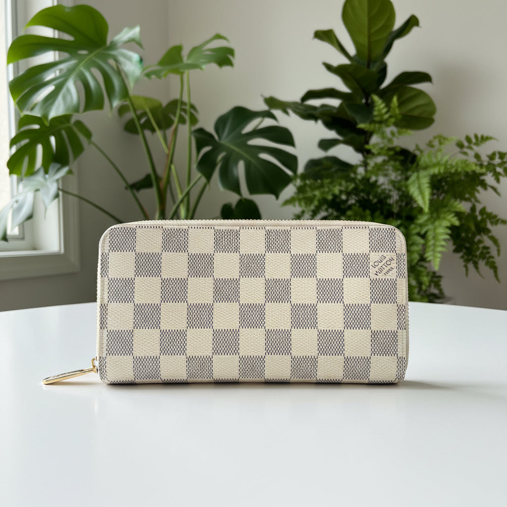 Louis Vuitton Damier Azur Zip Wallet