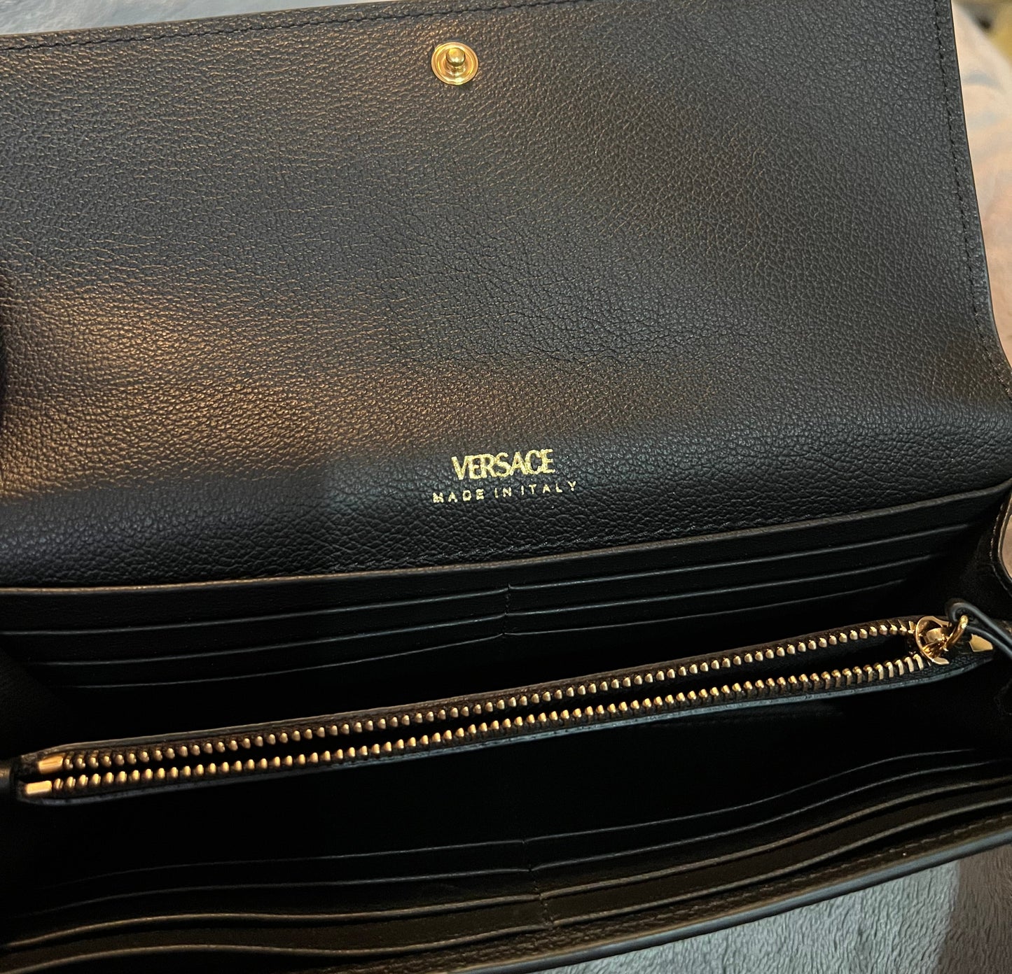 Versace Leather Medusa Wallet