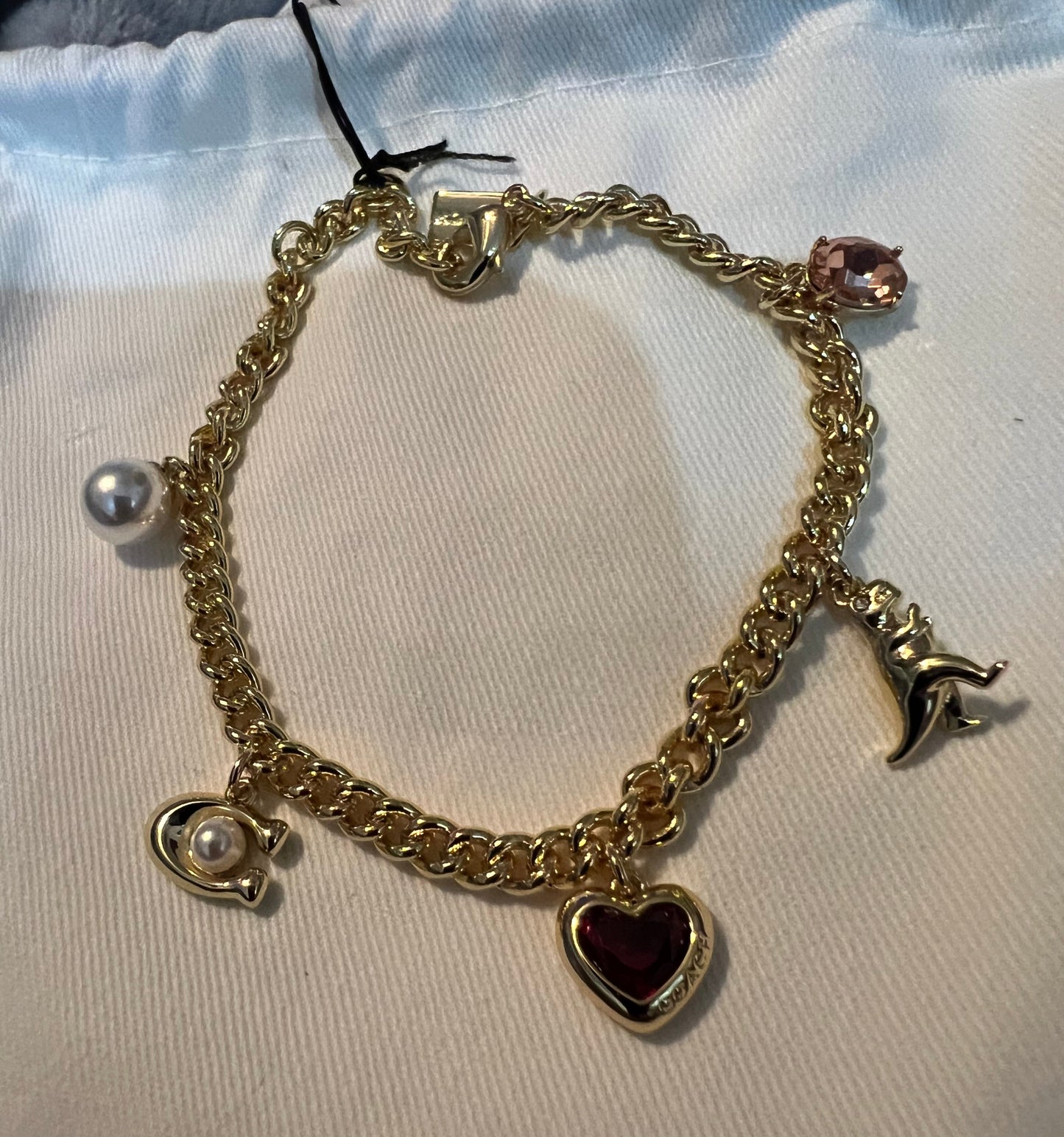 Gold Charm Bracelet