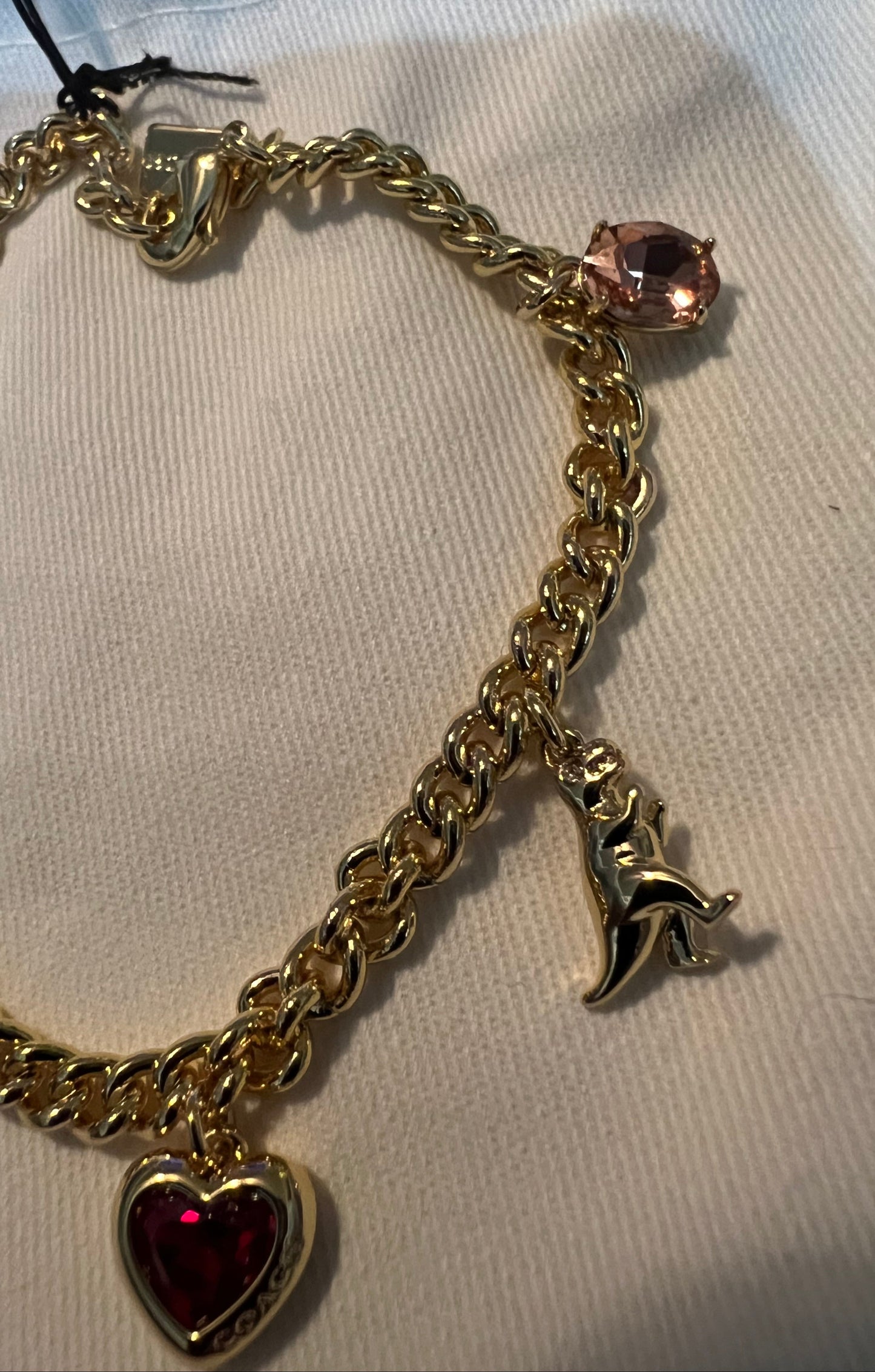 Gold Charm Bracelet