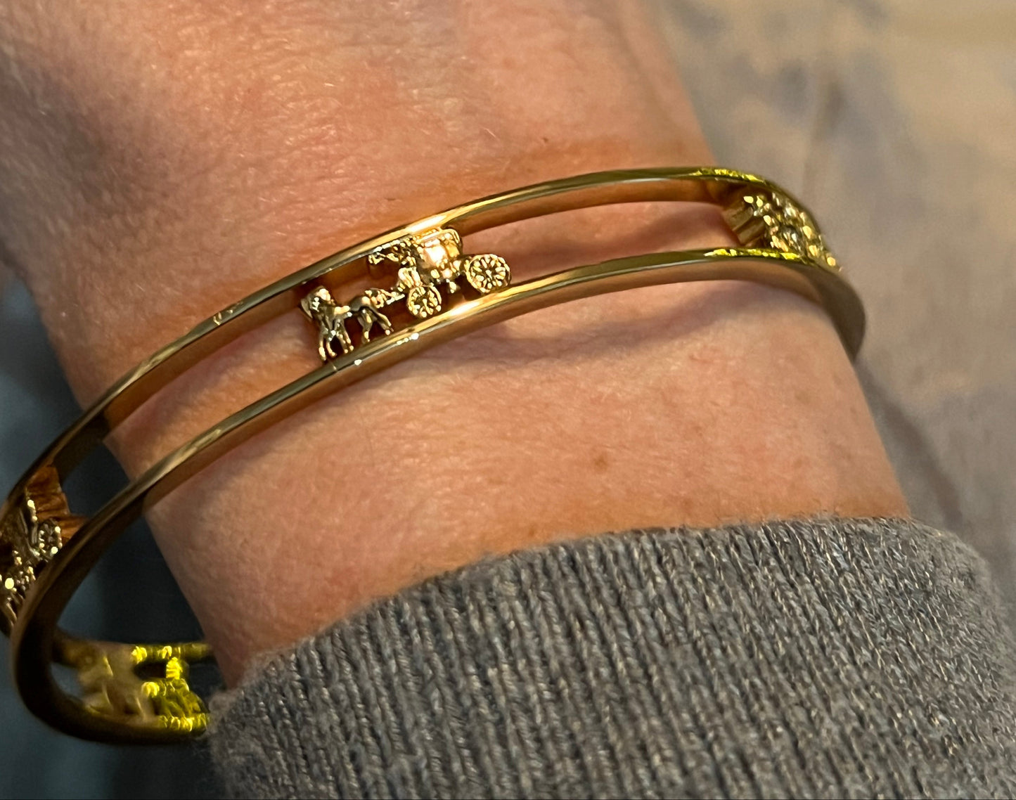 Coach Horse & Carriage Bangle
