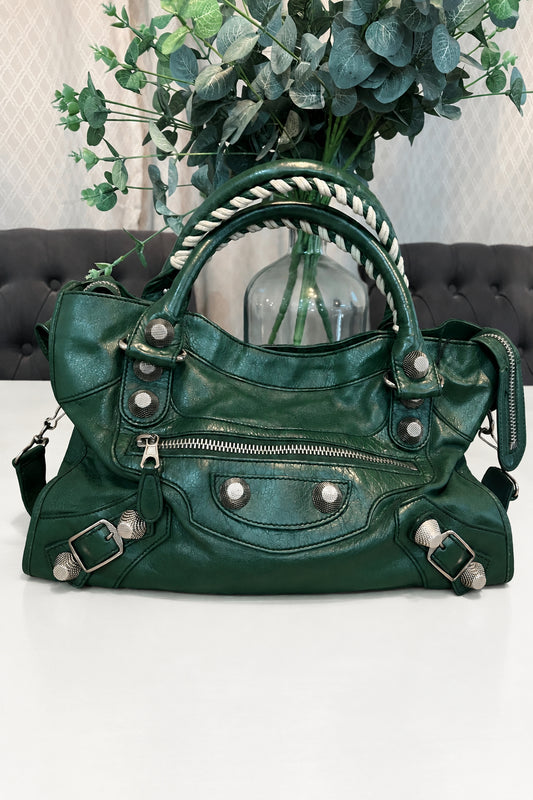 Balenciaga Green Giant 21 City Bag