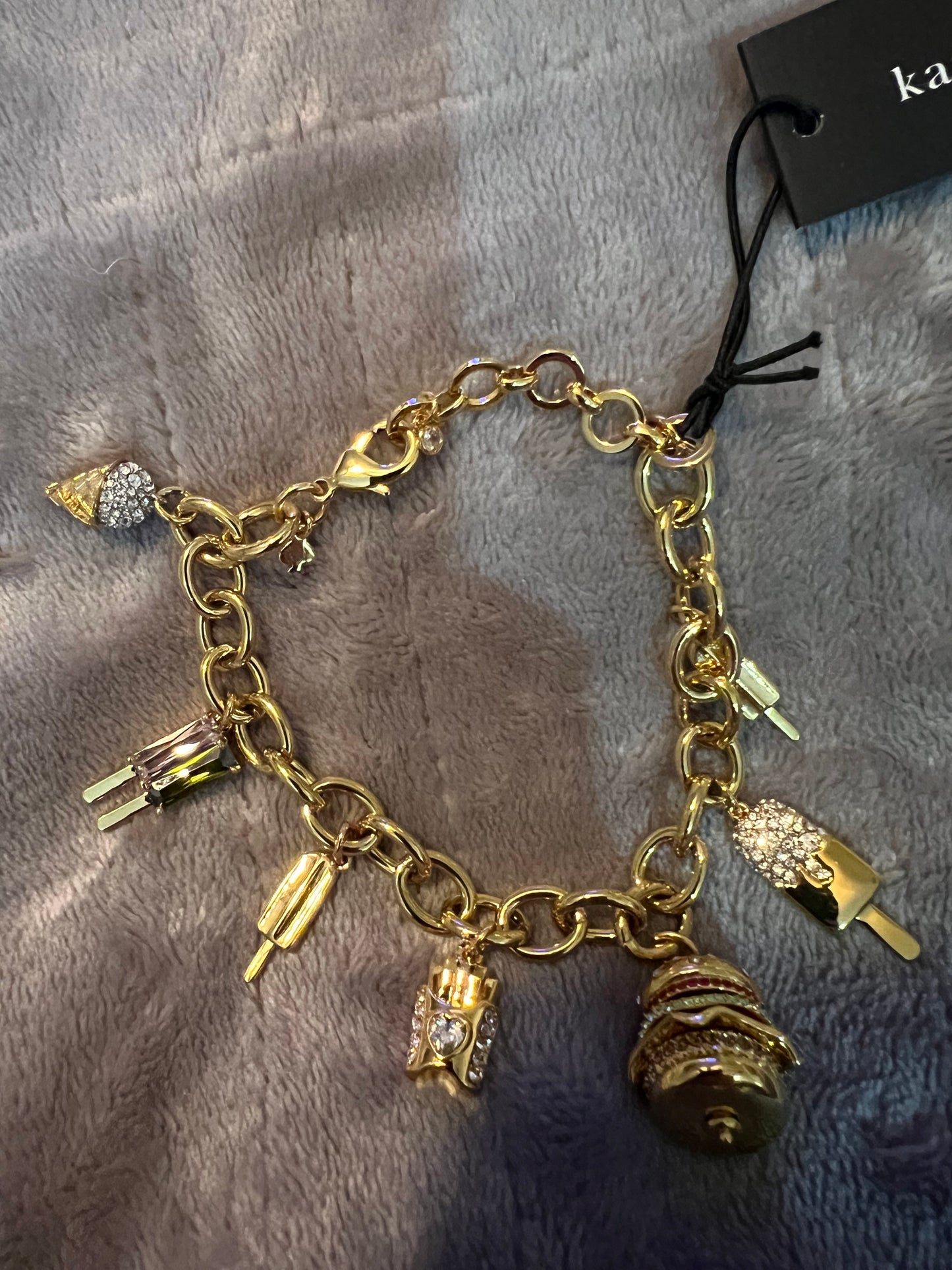 Kate Spade Fast Food Charm Bracelet
