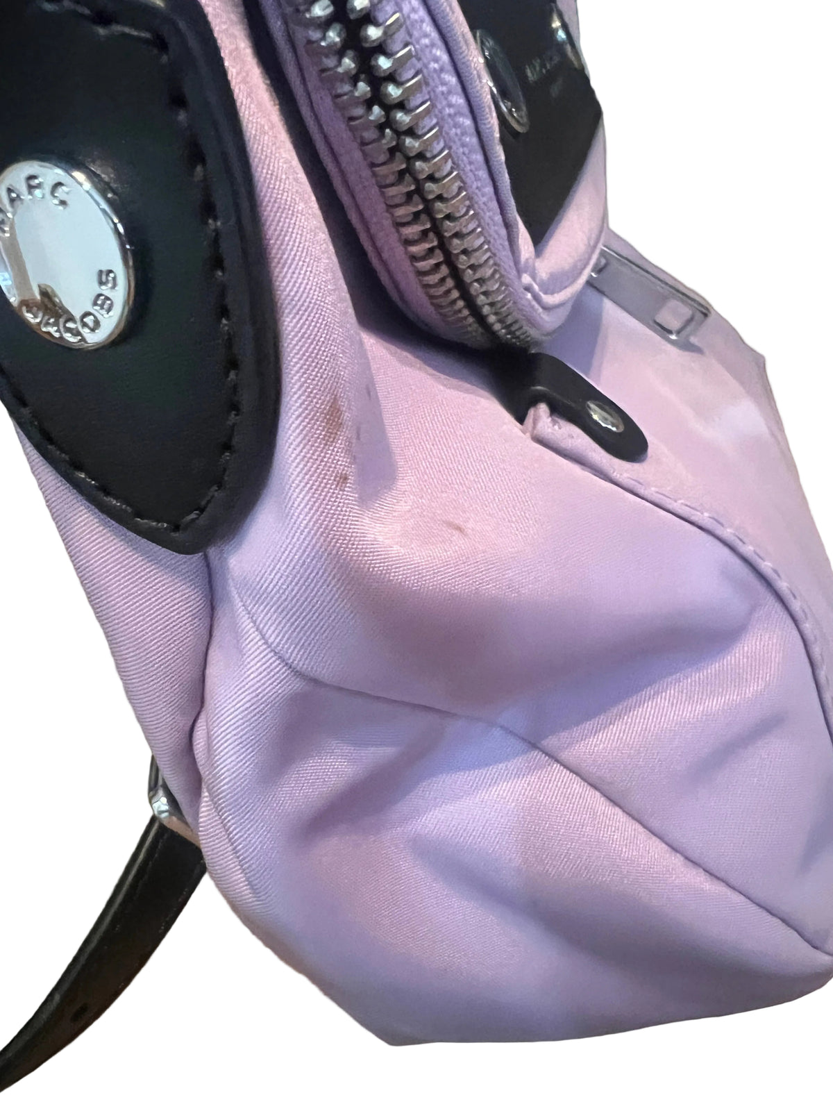 Marc Jacobs Purple Nylon Messenger Crossbody