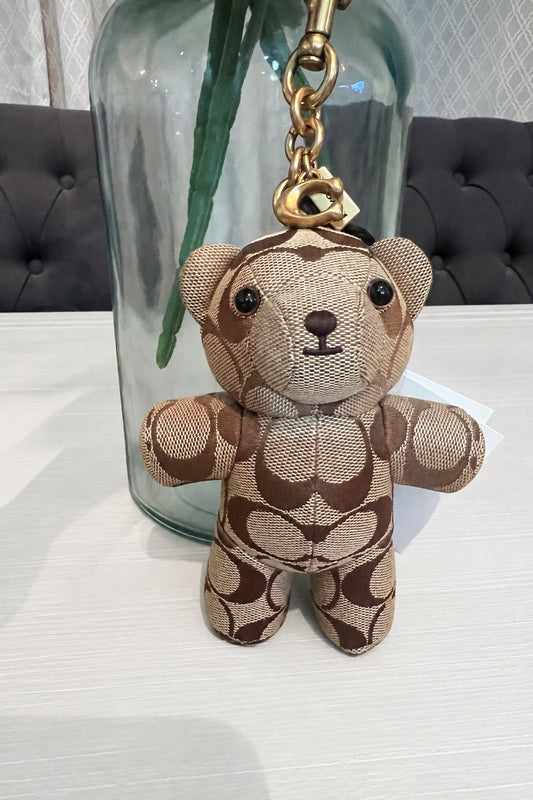 Coach Signature Bear Bag Charm