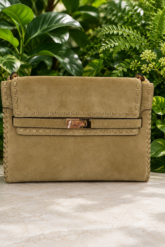 Tory Burch Suede Radziwill Shoulder Bag