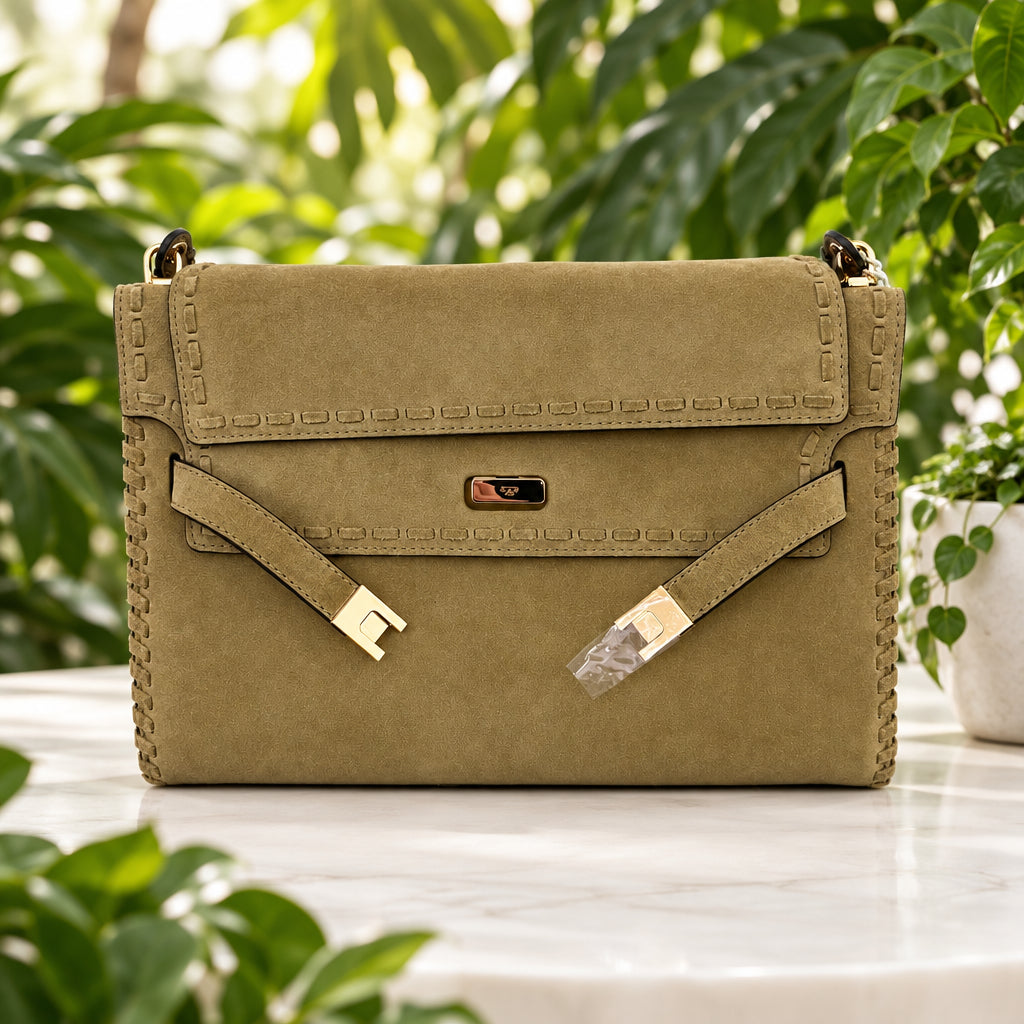 Tory Burch Suede Radziwill Shoulder Bag